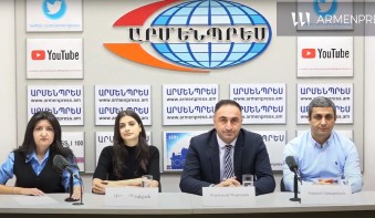 Press conference at "Armenpress" ahead of World AIDS Day